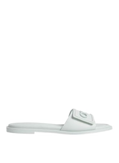 Calvin Klein FLAT SLIDE RELOCK LTH SandaletKadın