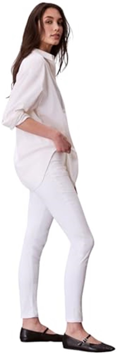 Calvin Klein HIGH RISE SKINNY ANKLE JEAN CHAL Kot Pantolon Kadın