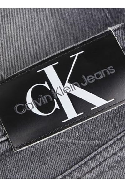 Calvin Klein Jeans Denim Pantolon Slim Fit Normal Bel Gri, J30J3248531BZ