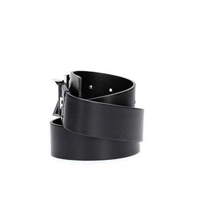 Calvin Klein Kadın CK ADJ.LOGO BELT 3.5CM Kemer BLACK 75