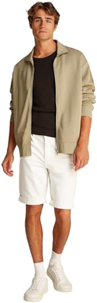 Calvin Klein LOGO TAPE ZIP THROUGH Sweatshirt Erkek