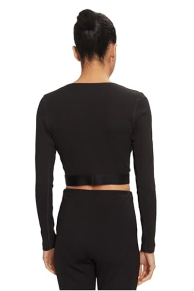 Calvin Klein L/S CROP CREW T-shirt Kadın