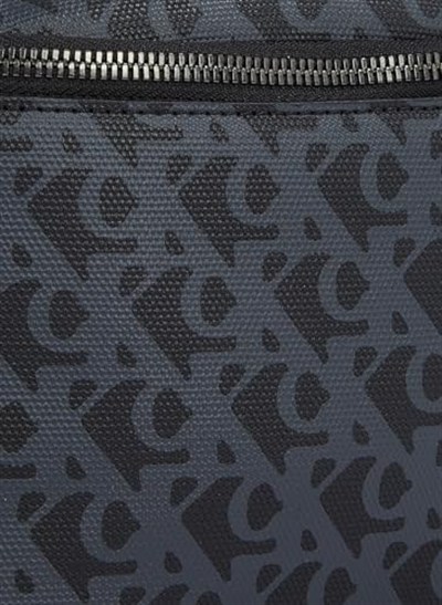Calvin Klein MATTE AOP SQ WAISTBAG 38 Erkek Çanta, Siyah, Tek Beden