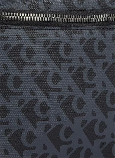 Calvin Klein MATTE AOP SQ WAISTBAG 38 Erkek Çanta, Siyah, Tek Beden