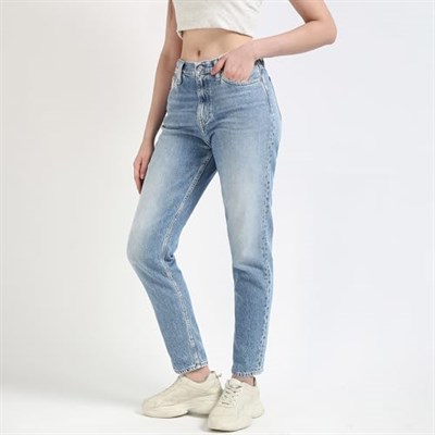 Calvin Klein MOM JEAN Kot Pantolon Kadın
