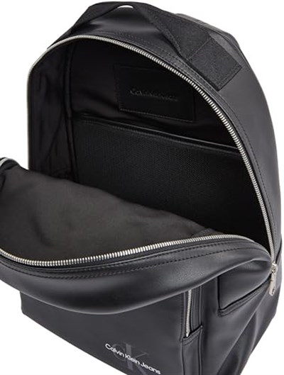 Calvin Klein MONO LOGO BACKPACK 40 Erkek Sırt Çantası, Siyah, Tek Beden