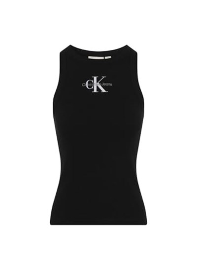 Calvin Klein MONOLOGO RIB TANK TOP Tişört Kadın