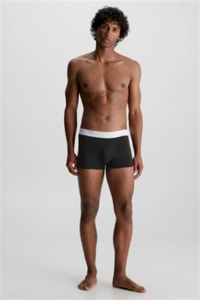 Calvin Klein Paket 3 Boxer Erkek Tripack CK Ürün UU2664G Low Rise Trunk, H4X B.ptm Gry, spc blu, vprs Gry WBS, S, H4x B.ptm Gry, Spc Blu, Vprs Gry Wbs, S