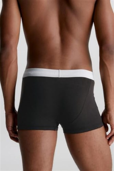 Calvin Klein Paket 3 Boxer Erkek Tripack CK Ürün UU2664G Low Rise Trunk, H4X B.ptm Gry, spc blu, vprs Gry WBS, S, H4x B.ptm Gry, Spc Blu, Vprs Gry Wbs, S