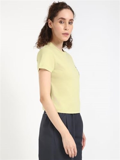 Calvin Klein SCRIPT INSTITUTIONAL BABY TEE Tişört Kadın