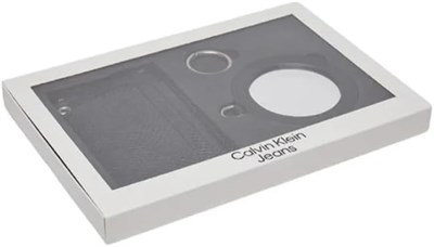 Calvin Klein Sculpted Wallet Round Mirror Kadın Çanta, Siyah, Tek Beden