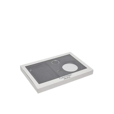 Calvin Klein Sculpted Wallet Round Mirror Kadın Çanta, Siyah, Tek Beden