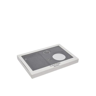 Calvin Klein Sculpted Wallet Round Mirror Kadın Çanta, Siyah, Tek Beden