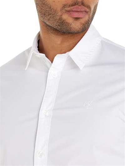 Calvin Klein SLIM STRETCH SHIRT Erkek Gömlek