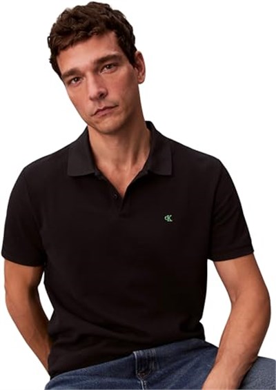 Calvin Klein SS MONOGRAM PIQUE POLO Tişört Erkek