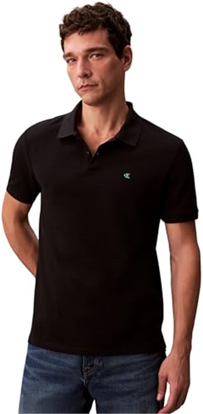 Calvin Klein SS MONOGRAM PIQUE POLO Tişört Erkek