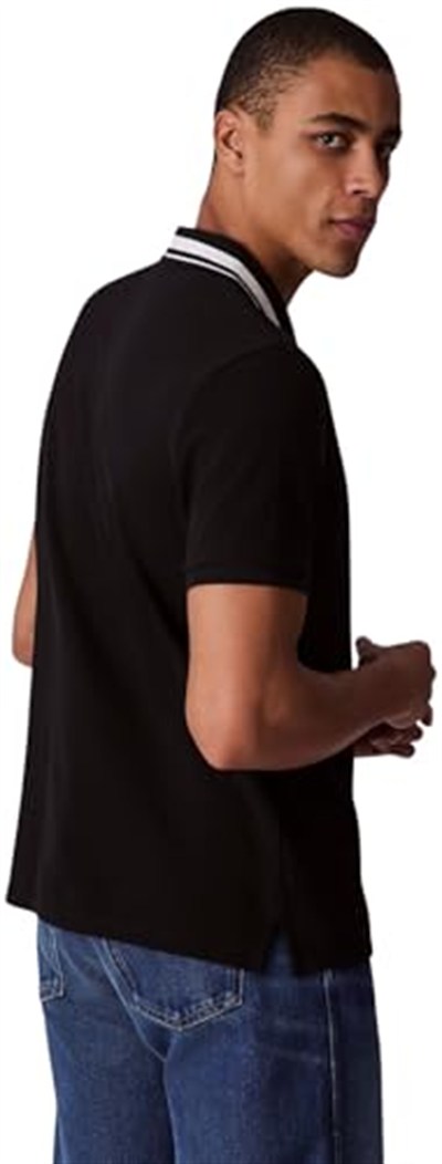 Calvin Klein SS MONOGRAM PIQUE TIPPED POLO Tişört Erkek