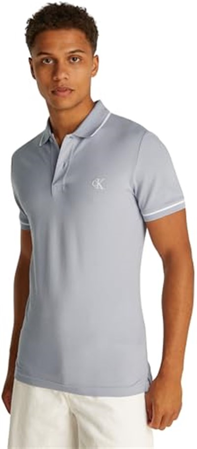 Calvin Klein TIPPING SLIM POLO Polo Tişört Erkek