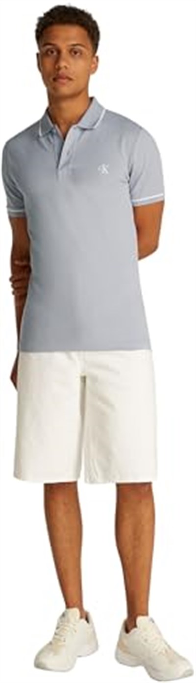 Calvin Klein TIPPING SLIM POLO Polo Tişört Erkek
