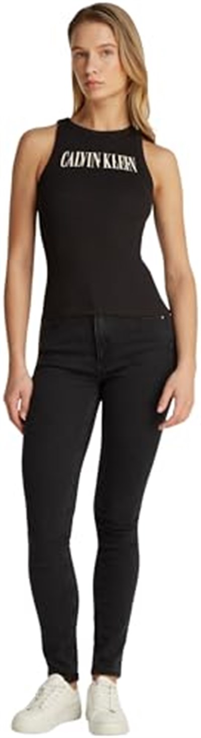 Calvin Klein VARSITY CALVIN KLEIN RIB TANK Tişört Kadın