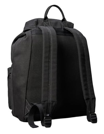 Calvin Klein WORKWEAR FLAP BACKPACK 43 Erkek Sırt Çantası, Siyah, Tek Beden
