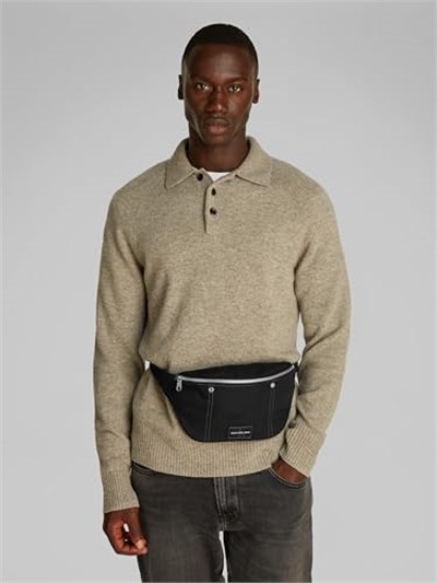Calvin Klein WORKWEAR WAISTBAG 38 Erkek Çanta, Siyah, Tek Beden