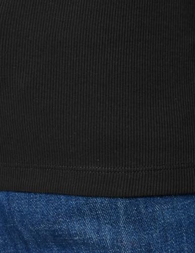 Calvin Klein WOVEN LABEL RIB FITTED TEE Tişört Kadın