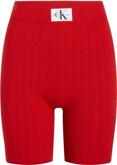 Calvin Klein WOVEN LABEL SWEATER SHORTS Şort Kadın