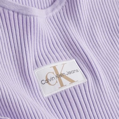 Calvin Klein WOVEN LABEL SWEATER TANK TOP Kazak Kadın