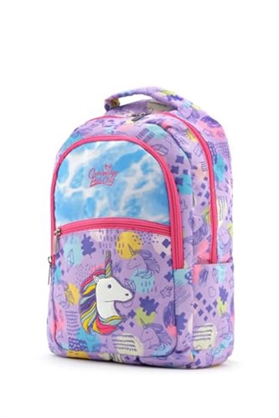 Cambridge Polo Club Unicorn Tek Ana Bölmeli Kız Çocuk İlkokul Çantası Mor, Standart, CPO4057, Mor Unicorn, kız-çocuk
