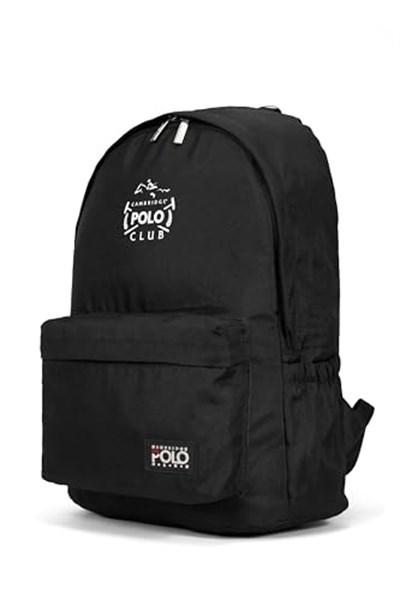 Cambridge Polo Club Urban Ön Bölmeli Unisex Sırt Çantası Siyah