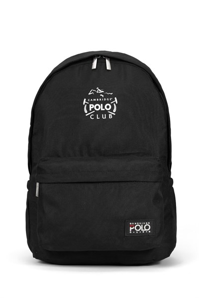 Cambridge Polo Club Urban Ön Bölmeli Unisex Sırt Çantası Siyah