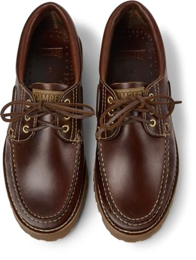 Camper 15233 Wholesale Deri Sneakers Kahverengi Erkek Ayakkabı