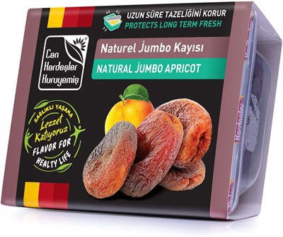 Can Kardeşler Kuruyemiş Naturel Jumbo Kayısı ( Gün Kurusu ) 350 g