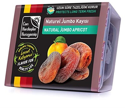 Can Kardeşler Kuruyemiş Naturel Jumbo Kayısı ( Gün Kurusu ) 350 g