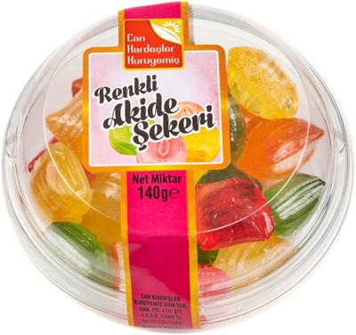 Can Kardeşler Kuruyemiş Renkli Akide Şekeri 140 gr