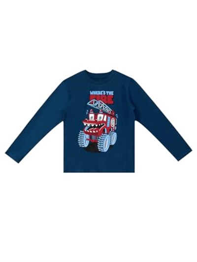 Canavar İtfaiye Erkek Çocuk T-shirt Pantolon Takım
