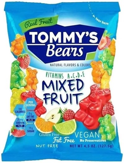 Candy Break Tommys Bears Mixed Fruit Jelibon