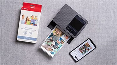 Canon SELPHY CP1500 Siyah Fotoğraf Baskı Cihazı - Seçenekler: Siyah, Beyaz, Pembe