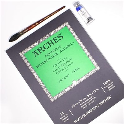 Canson Arches Suluboya Defteri, 23 X 31Cm, 12 Sayfa, 300Gr