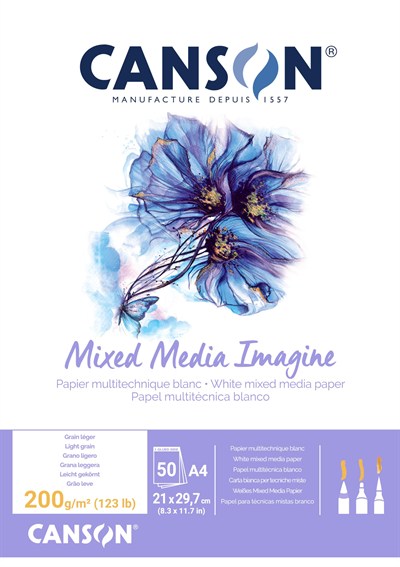 Canson Pad Canimagine 50S A4 200G Çok Amaçlı Bloklar