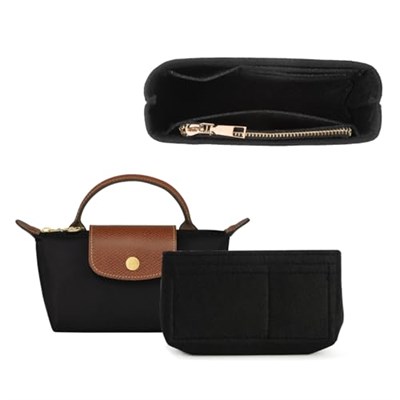 Çanta Düzenleyici Ekleme, Çanta Organizatör Çanta Sırt Çantası Longchamp, Le Pliage, LV, Coach ile Uyumlu Keçe Çanta Düzenleyici