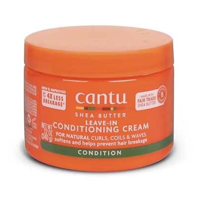 Cantu, Doğal Saçlar İçin Shea Tereyağlı Krem, 12 oz (Ambalaj değişebilir)