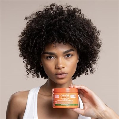 Cantu, Doğal Saçlar İçin Shea Tereyağlı Krem, 12 oz (Ambalaj değişebilir)