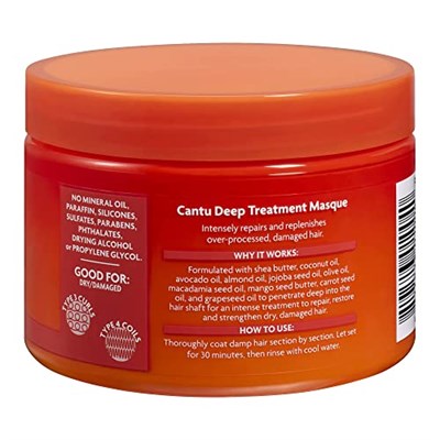 Cantu Shea Tereyağı Derin İşlem Maskesi, 12 Ons