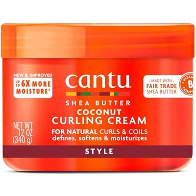 Cantu Shea Tereyağı Hindistan Cevizi Kıvırma Kremi, 12 Ons