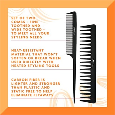 Cantu Stil Karbon Fiber Taraklar
