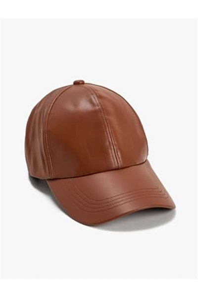 Cap Şapka Suni Deri