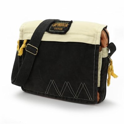 Cappadocia Vintage 4009 Ephesus Salaş Omuz Postacı 14 inch inç inch Laptop Okul Seyahat Günlük Vintage Pamuk Çanta