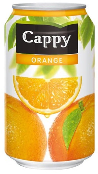 Cappy Portakal Aromalı Kutu 12x330 ml